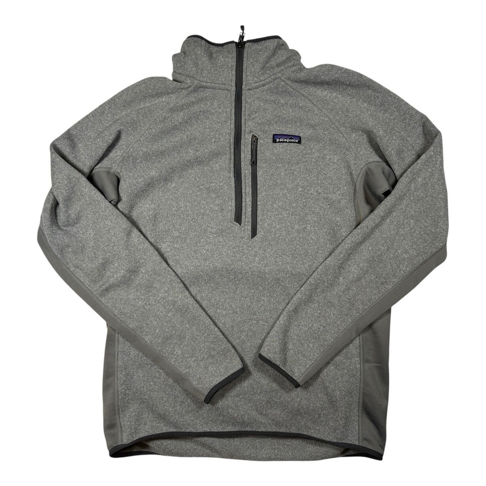 Patagonia Performance Better Sweater 1/4 Zip 25980 Gray Men's Large‎